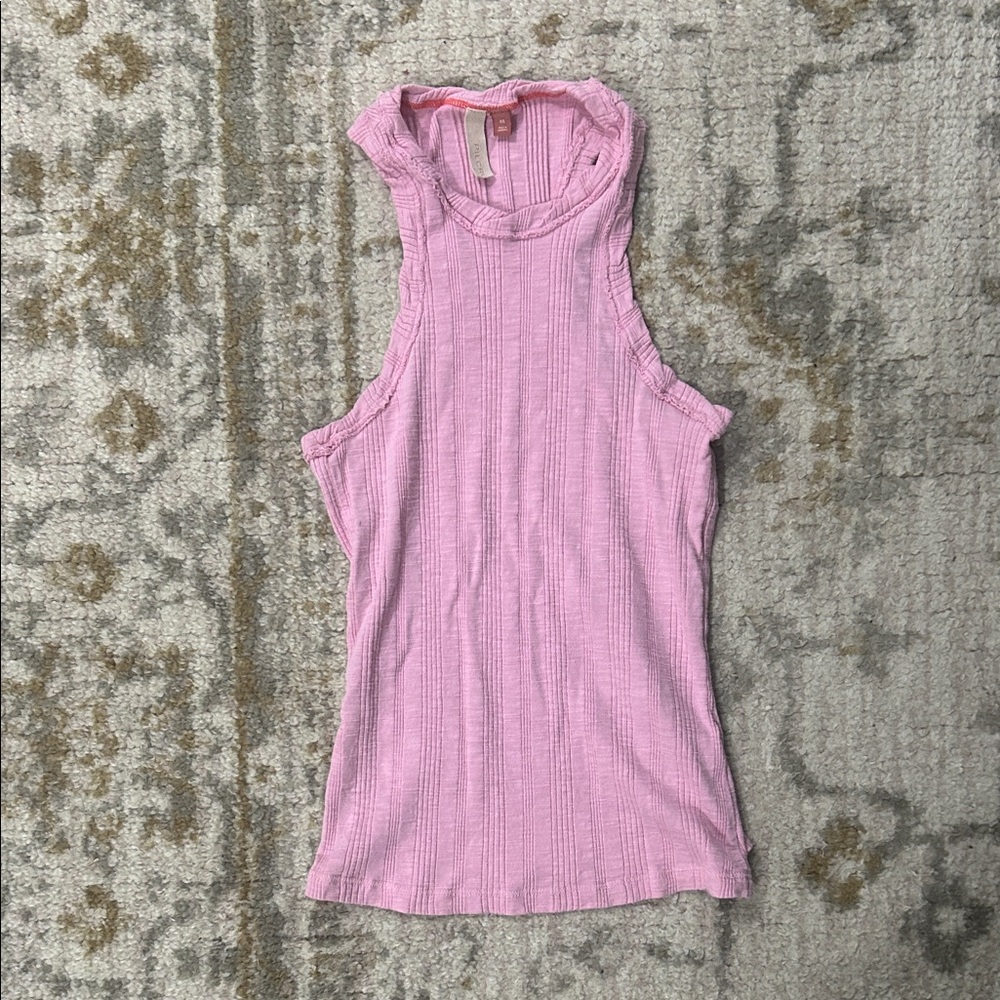 Anthropologie Pilcro Pink Sleeveless Top